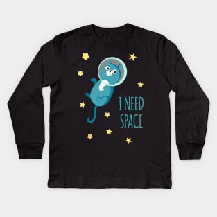 I Need Space Kids Long Sleeve T-Shirt